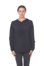 UNISEX Lightweight Pullover Hoodie L/S with Curved Hem
