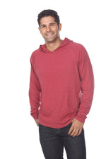UNISEX Lightweight Pullover Hoodie L/S with Curved Hem
