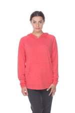 UNISEX Lightweight Pullover Hoodie L/S with Curved Hem