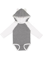Infant Character Hooded Long Sleeve Bodysuit with Ears