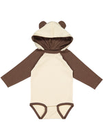 Infant Character Hooded Long Sleeve Bodysuit with Ears