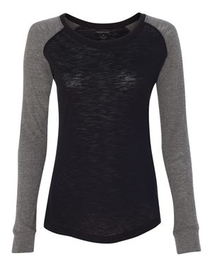 Women's Preppy Patch Slub T-shirt
