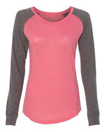 Women's Preppy Patch Slub T-shirt