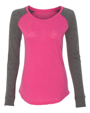 Women's Preppy Patch Slub T-shirt