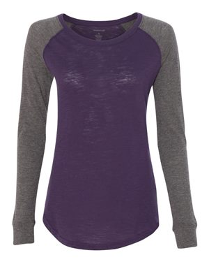 Women's Preppy Patch Slub T-shirt