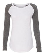 Women's Preppy Patch Slub T-shirt