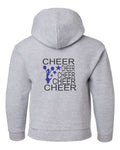 5 Cheers with Cheerleader and Stars Sweatshirt - SERRANIA