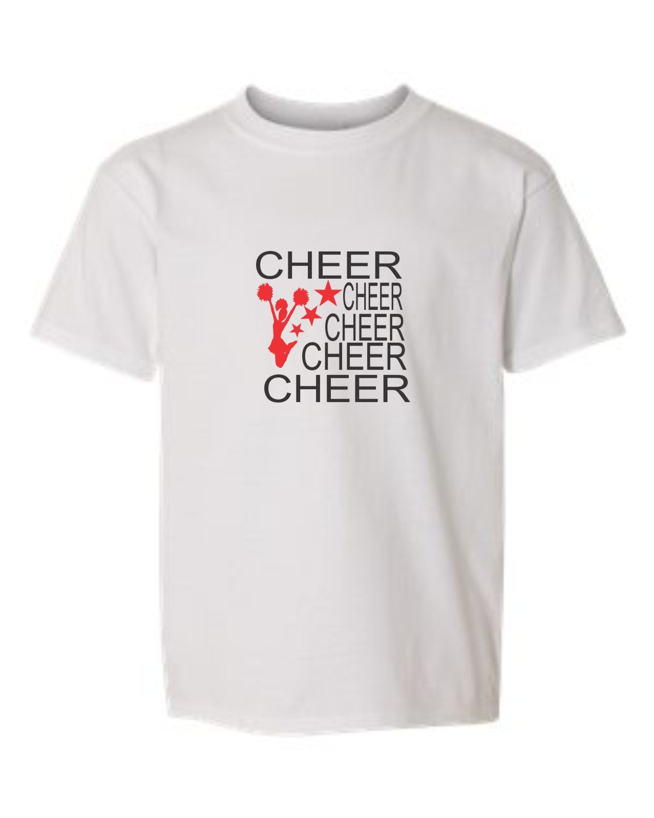 5 Cheers with Jumping Cheerleader