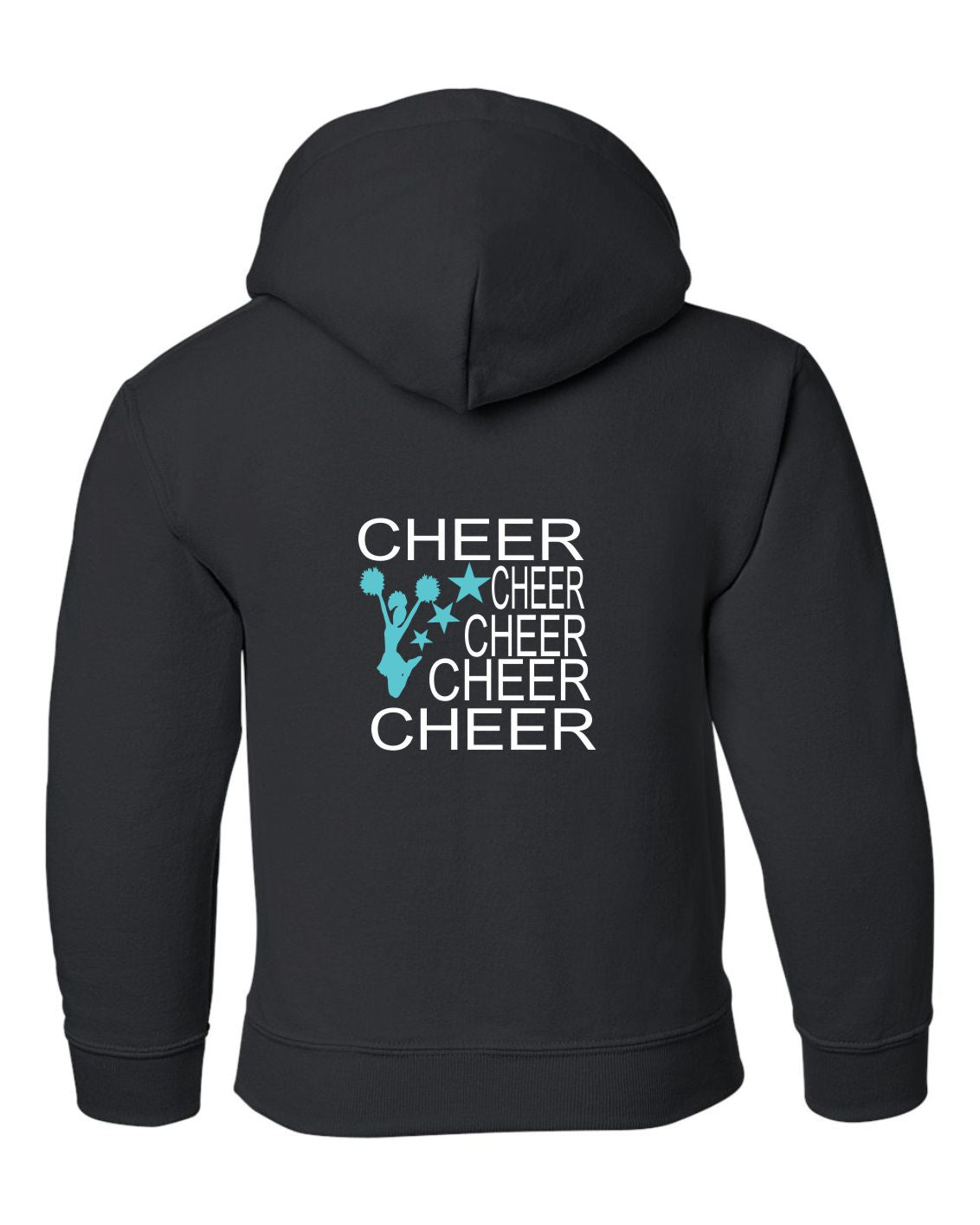 5 Cheers with Cheerleader and Stars Sweatshirt - BAY LAUREL