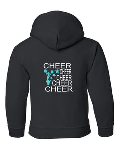 5 Cheers with Cheerleader and Stars Sweatshirt - BAY LAUREL