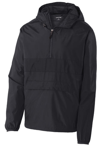 Sport-Tek Zipped Pocket Anorak Jacket