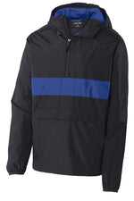 Sport-Tek Zipped Pocket Anorak Jacket