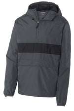 Sport-Tek Zipped Pocket Anorak Jacket