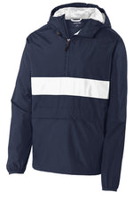 Sport-Tek Zipped Pocket Anorak Jacket