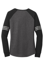 Womens Game Long Sleeve V-Neck Tee