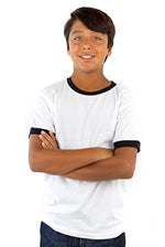 Youth Unisex Short Sleeve Ringer Tee
