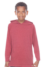 Unisex Tri-Blend Pullover Youth Hoodie