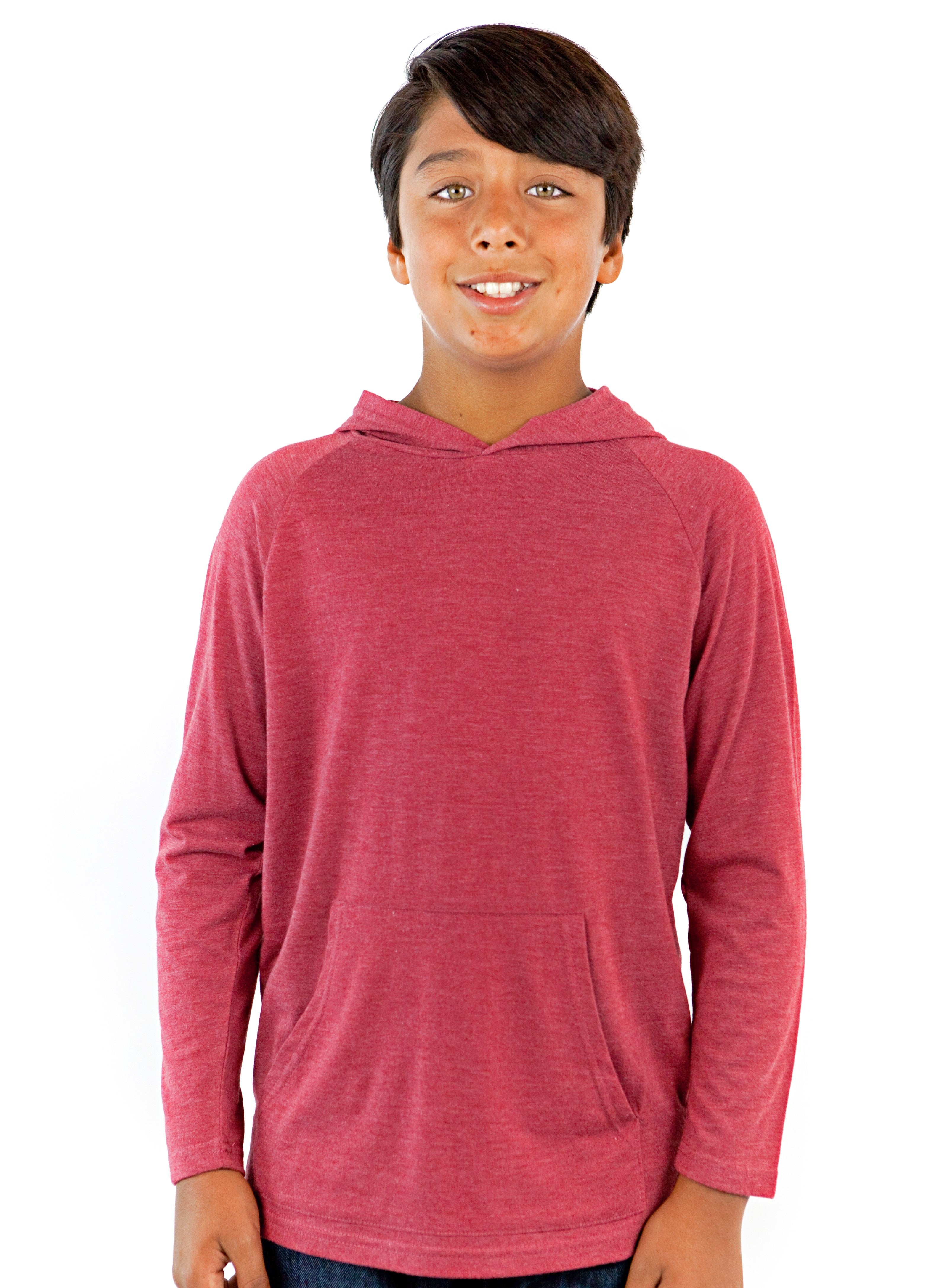 Unisex Tri-Blend Pullover Youth Hoodie
