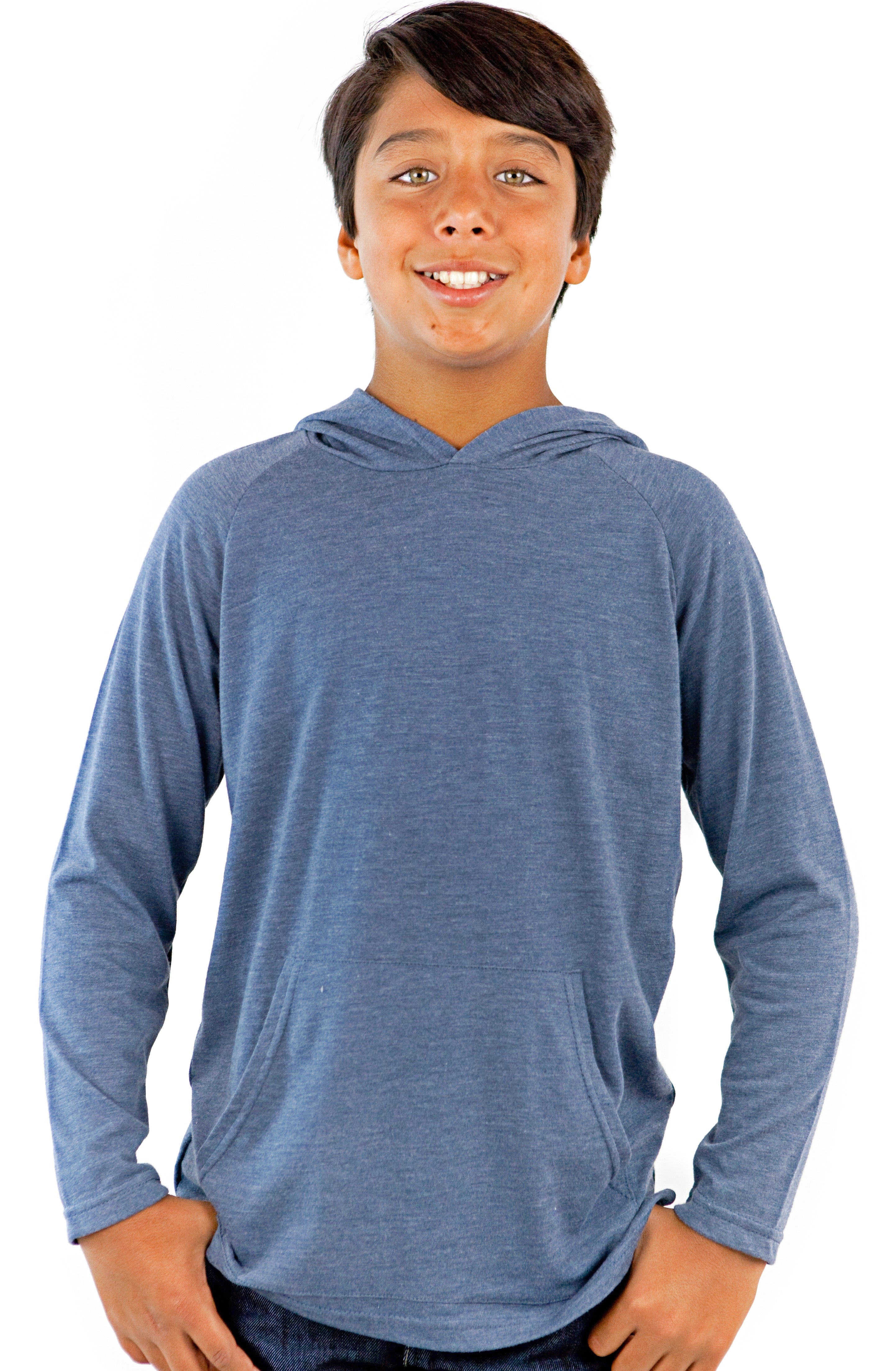 Unisex Tri-Blend Pullover Youth Hoodie