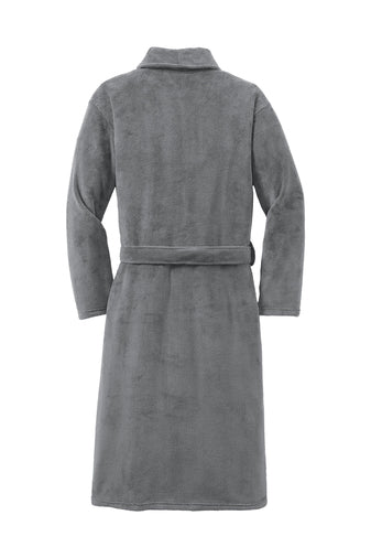 Plush Microfleece Shawl Collar Robe