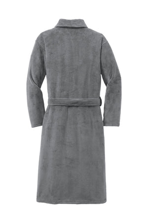 Plush Microfleece Shawl Collar Robe