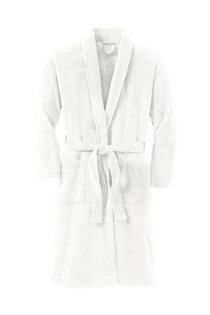 Plush Microfleece Shawl Collar Robe
