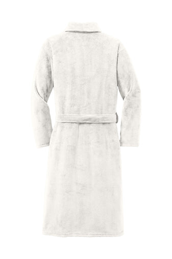 Plush Microfleece Shawl Collar Robe