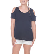Young Girls Cold Shoulder Tee 7-16