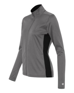 Women's Colorblocked Performance Full-Zip Sweatshirt