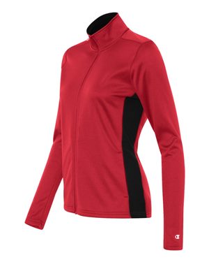 Women's Colorblocked Performance Full-Zip Sweatshirt