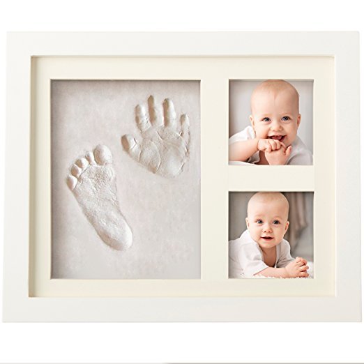 Baby Photo Frame with Non Toxic Clay for Hand and Footprint Imprint Kit